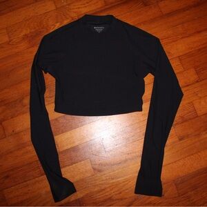 Athleta Black Long Sleeve Top